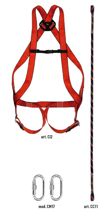 AEREA - KIT IMBRAC+CORDINO+2 MOSCHETTONI (CKIT01)